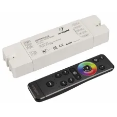 Контроллер-регулятор цвета RGBW с пультом ДУ Arlight SET-PWM 061157