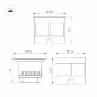 Встраиваемый в дорогу светильник Arlight DAFNA 061205