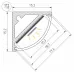 Профиль накладной угловой внутренний Arlight SL-KANT 061356