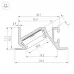 Профиль встраиваемый Arlight PDS-BEVEL 063456 Профиль встраиваемый Arlight PDS-BEVEL 063456