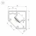 Профиль накладной угловой внутренний Arlight SL-KUB 062894