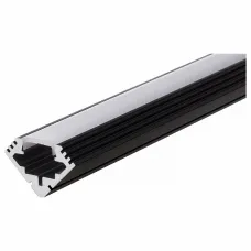 Профиль накладной угловой внутренний ARLIGHT  PDS45-T-2000 ANOD Black 015033