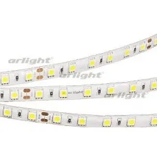 Лента светодиодная RTW 2-5000SE 24V Yellow 2x (5060, 300 LED, LUX) (14.4 Вт/м, IP65) ARLIGHT