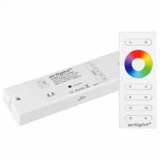Контроллер-регулятор цвета RGBW с пультом ДУ SR-2839 SR-2839W White (12-24 В, 240-480 Вт, RGBW,ПДУ сенсор) ARLIGHT