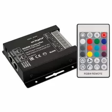 Контроллер-регулятор цвета RGBW с пультом ДУ VT-S07 VT-S07-4x6A (12-24V, ПДУ 24 кн, RF) ARLIGHT