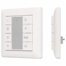 Панель-диммера клавишная накладная ARLIGHT  Knob SR-2422K8-DT8 (DALI, RGBW, 1 зона)