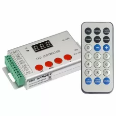 Контроллер-регулятор цвета RGBW с пультом ДУ HX-802S HX-802SE-2 (6144 pix, 5-24V, SD-карта, ПДУ) ARLIGHT
