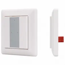 Панель-диммера клавишная накладная ARLIGHT  Knob SR-KN9551K2-UP White (KNX, DIM)