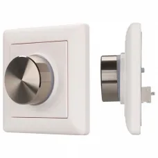 Панель-диммера роторная накладная ARLIGHT  Intelligent DALI-233-1G-DIM-IN (BUS, Backlight)
