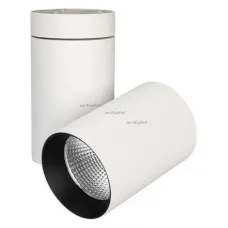 Светильник на штанге Arlight SP-POLO-SURFACE-TURN-R85-15W Day4000 (WH-BK, 40 deg) 027563