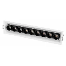 Встраиваемый светильник MS-ORIENT-BUILT-TURN-TC-S67x300-20W Warm3000 (WH-BK, 30 deg, 230V) (Arlight, IP20 Металл, 5 лет) 031931