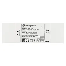 Блок питания ARV-SP-24120-FLAT-PFC (24V, 5A, 120W) (ARLIGHT , IP20 Пластик, 5 лет) ARLIGHT  