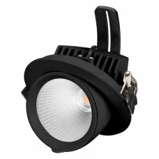 Встраиваемый светильник LTD-EXPLORER-R130-20W Warm3000 (BK, 38 deg, 230V) (Arlight, IP20 Металл, 3 года) 034523
