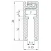Профиль для стекла ARLIGHT  KLUS-GLASS-56-2000 ANOD 019193