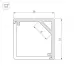 Профиль накладной ARLIGHT  SL-KANT-H16-2000ANOD 023723