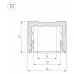 Профиль накладной ARLIGHT  SL-SLIM 037108