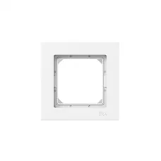 Рамка 1-м Эпика IP44 пластик бел. EKF UP1-FPW-01-44