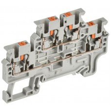 Колодка клеммная CP-ML 2 ур. 2.5кв.мм сер. IEK YCT23-00-2-K03-002