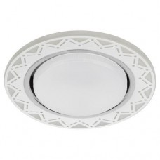 Светильник светодиодный точечный DK LD27 WH/WH GX53 декор со светодиод. подсветкой бел./бел. ЭРА Б0037388