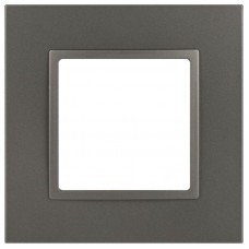 Рамка для розеток и выключателей ЭРА Elegance 14-5011-16 Classic на 1 пост титан Эра Б0065823