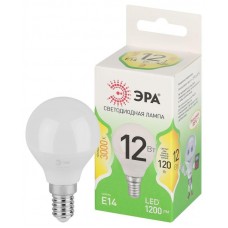 Лампа светодиодная GREEN LINE P45-12W-830-E14 GL 12Вт шар 3000К свет тепл. E14 Эра Б0067042