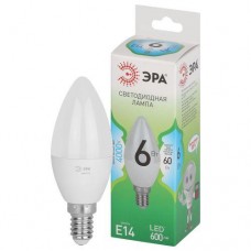 Лампа светодиодная GREEN LINE B35-6W-840-E14 GL 6Вт свеча 4000К яркий свет бел. E14 Эра Б0067109