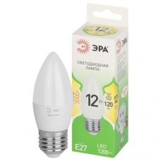 Лампа светодиодная GREEN LINE B35-12W-830-E27 GL 12Вт свеча 3000К свет тепл. E27 Эра Б0067137