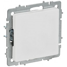 Заглушка BRITE МЗ10-БрАБ с суппортом механизм арктич. бел. IEK BR-PL10-K91