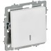 Выключатель проходной 1-кл. СП BRITE ВС10-1-7-БрАБ 10А с индикацией механизм арктич. бел. IEK BR-V12-1-10-K91