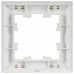 Рамка 1-м BRITE РУ-1-БрАБ арктич. бел./бел. IEK BR-M12-12-K91