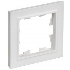 Рамка 1-м BRITE РУ-1-БрАБ арктич. бел. IEK BR-M12-K91