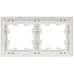 Рамка 2-м BRITE РУ-2-БрАБ арктич. бел./бел. IEK BR-M22-12-K91
