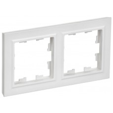 Рамка 2-м BRITE РУ-2-БрАБ арктич. бел. IEK BR-M22-K91