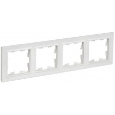 Рамка 4-м BRITE РУ-4-БрАБ арктич. бел. IEK BR-M42-K91