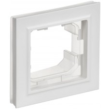 Рамка 1-м BRITE РУ-1-БрАБ-44 IP44 арктич. бел. IEK BR-M12-44-K91