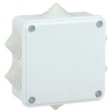 Коробка распаячная ОП КМ 100х100х45 IP44 6 вводов бел. IEK UKO11-100-100-045-K01-44 Коробка распаячная ОП КМ 100х100х45 IP44 6 вводов бел. IEK UKO11-100-100-045-K01-44