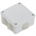 Коробка распаячная ОП КМ 100х100х45 IP44 6 вводов бел. IEK UKO11-100-100-045-K01-44 Коробка распаячная ОП КМ 100х100х45 IP44 6 вводов бел. IEK UKO11-100-100-045-K01-44