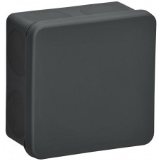 Коробка распаячная ОП КМ42455 100х100х50мм IP67 8 вводов черн. IEK UKO21-100-100-050-K02-66