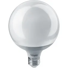 Лампа светодиодная 14 164 NLL-G120-18-230-2.7K-E27 18Вт шар матовая 2700К тепл. бел. E27 1500лм 176-264В Navigator 14164