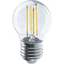 Лампа светодиодная 71 310 NLL-F-G45-4-230-2.7K-E27 4Вт шар 2700К тепл. бел. E27 350лм 220-240В Navigator 71310