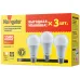 Лампа светодиодная 95 320 NLL-A60-15-230-2.7K-E27-PACK3 NAVIGATOR 95320