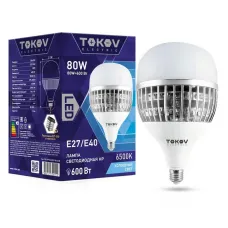 Лампа светодиодная 80Вт HP 6500К Е40/Е27 176-264В TOKOV ELECTRIC TKE-HP-E40/E27-80-6.5K