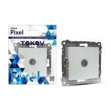 Коннектор TV СП Pixel механизм перламутр. TOKOV ELECTRIC TKE-PX-A1C-C04