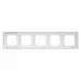 Рамка 5-м Pixel бел. TOKOV ELECTRIC TKE-PX-RM5-C01