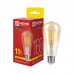 Лампа светодиодная LED-ST64-deco gold 11Вт цилиндр золотая 3000К тепл. бел. E27 1160лм 230В IN HOME 4690612035673
