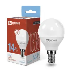 Лампа светодиодная LED-ШАР-VC 14Вт 230В E14 6500К 1330лм IN HOME 4690612047850