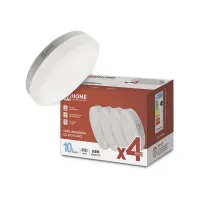 Лампа светодиодная LED-GX53-VC 4PACK 10Вт 6500К холод. бел. 950лм 230В (уп.4шт) IN HOME 4690612052953