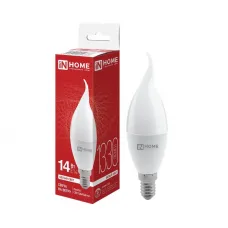 Лампа светодиодная LED-СВЕЧА НА ВЕТРУ-VC 14Вт 230В E14 4000К 1330лм IN HOME 4690612054377