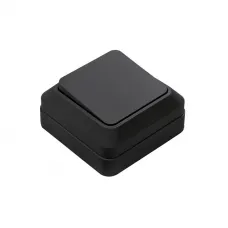 Выключатель 1-кл. BOLLETO накладной 7021B черн. IN HOME 4690612061016