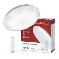 Светильник светодиодный COMFORT DIAMOND 125Вт 3000-6500К 10000лм 230В 500х105мм с пультом ДУ IN HOME 4690612059488